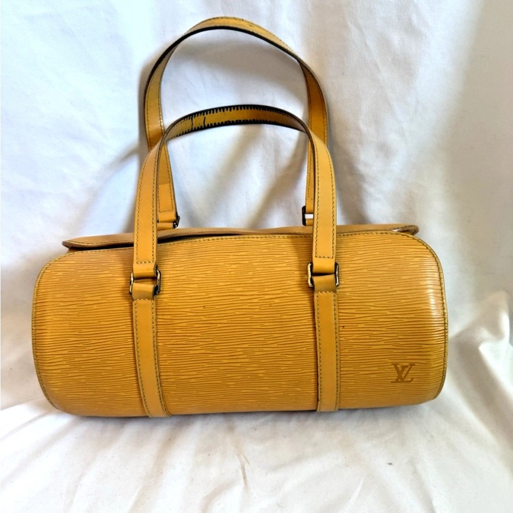 Louis Vuitton Yellow Epi Leather Papillon Shoulder Bag